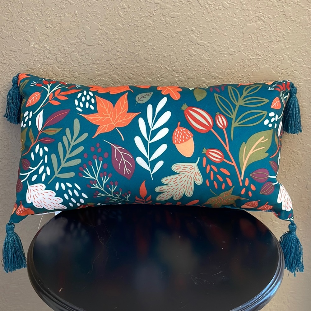 Target BP Fall Decor Lumbar Pillow with Tassels